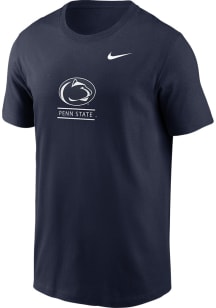 Nike Penn State Nittany Lions Navy Blue Modern Tradition Front Back Short Sleeve T Shirt