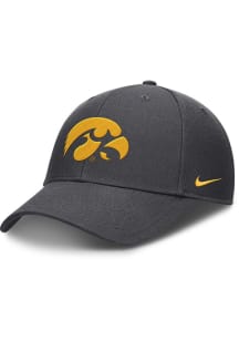 Nike Iowa Hawkeyes Club Unstructured Mesh Trucker Adjustable Hat - Grey