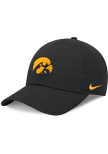 Nike Iowa Hawkeyes Club Unstrctured Adjustable Hat - Black
