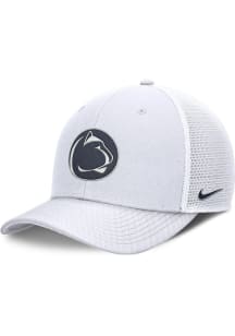Nike Penn State Nittany Lions Rise Structured Trucker Adjustable Hat - White