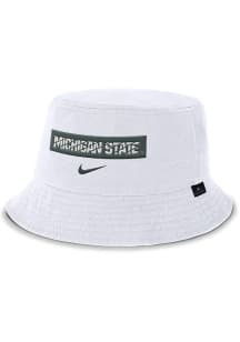 Nike Michigan State Spartans White Apex Bucket Hat Mens Bucket Hat
