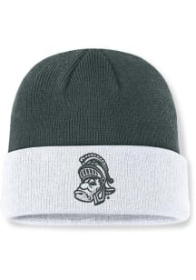 Nike Michigan State Spartans Green Nike Terra Standard Cuff Beanie Mens Knit Hat