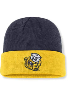 Nike Michigan Wolverines Blue Nike Terra Standard Cuff Beanie Mens Knit Hat
