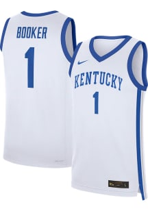 Devin Booker  Nike Kentucky Wildcats White Name and Number Jersey