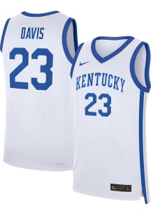 Anthony Davis  Nike Kentucky Wildcats White Name and Number Jersey