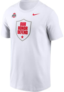 Nike Ohio State Buckeyes White Our Honor Defend Short Sleeve T Shirt