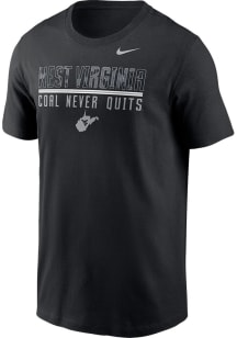 Nike West Virginia Mountaineers Black Built on Bravery Short Sleeve T Shirt