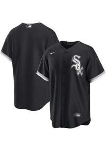 Chicago White Sox Mens Nike Replica Alternate Jersey - Black
