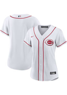 Cincinnati Reds Womens Nike Replica Home Jersey - White
