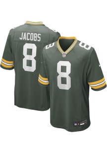 Josh Jacobs  Nike Green Bay Packers Green Home Football Jersey