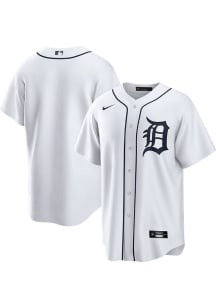Detroit Tigers Mens Nike Replica Home Jersey - White