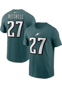 Quinyon Mitchell Philadelphia Eagles Midnight Green Home Short Sleeve Player T Shirt