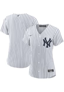 New York Yankees Womens Nike Replica Home Jersey - White