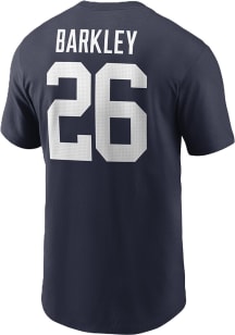 Saquon Barkley Penn State Nittany Lions Navy Blue Saquon Barkley 26 Player Short Sleeve Player T S..