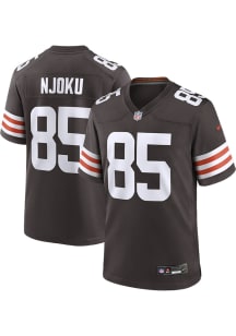 David Njoku  Nike Cleveland Browns Brown Home Game Football Jersey