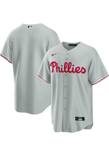 Philadelphia Phillies Mens Nike Replica Road Jersey - Grey