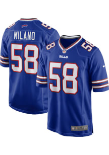 Matt Milano  Nike Buffalo Bills Blue Home Game Football Jersey
