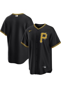Pittsburgh Pirates Mens Nike Replica Alternate Jersey - Black