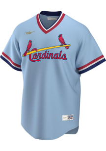 St Louis Cardinals Nike Throwback Cooperstown Jersey - Light Blue