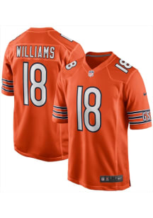 Caleb Williams   Chicago Bears Orange Alt Football Jersey