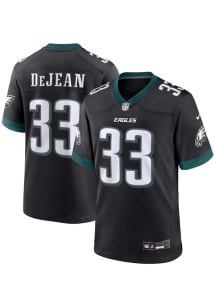 Cooper DeJean  Nike Philadelphia Eagles Black Alt Football Jersey