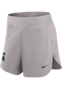Nike Michigan State Spartans Womens Grey Bliss Shorts
