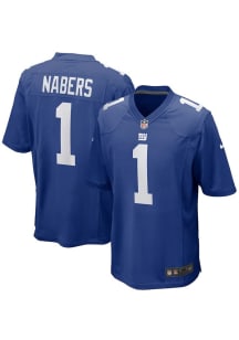 Malik Nabers  Nike New York Giants Blue Home Football Jersey
