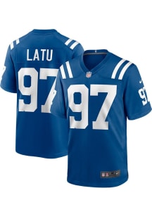 Laiatu Latu  Nike Indianapolis Colts Blue Home Football Jersey