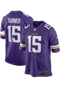 Dallas Turner  Nike Minnesota Vikings Purple Home Football Jersey