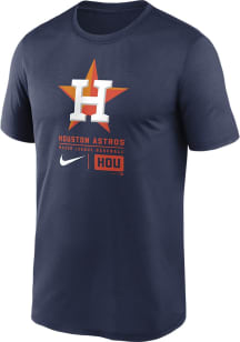 Nike Houston Astros Navy Blue Logo Lock Up Legend Short Sleeve T Shirt
