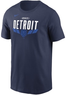 Nike Detroit Tigers Navy Blue City Connect Graphic Short Sleeve T Shirt