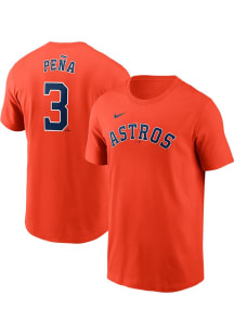 Jeremy Pena Houston Astros Orange Alt Short Sleeve Player T Shirt