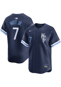Bobby Witt Jr Nike Kansas City Royals Mens Navy Blue City Connect Limited Baseball Jersey