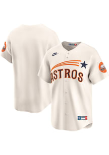 Houston Astros Nike Throwback Cooperstown Jersey - Ivory