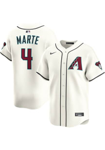 Ketel Marte Nike Arizona Diamondbacks Mens Ivory Home Limited Baseball Jersey