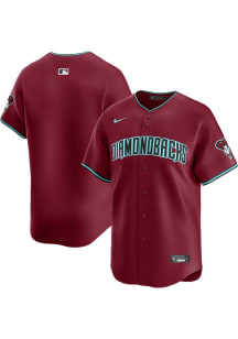 Nike Arizona Diamondbacks Mens Red Logo Alt Limited Baseball Jersey