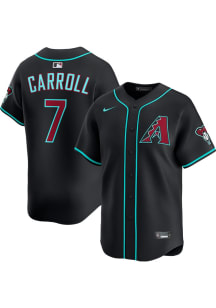 Corbin Carroll Nike Arizona Diamondbacks Mens Black Alt Limited Baseball Jersey