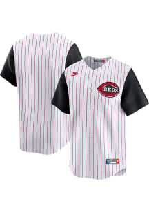 Cincinnati Reds Nike Throwback Cooperstown Jersey - White