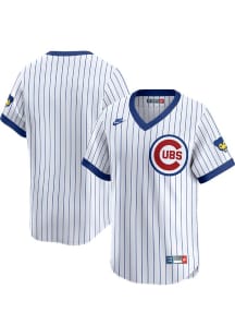 Chicago Cubs Nike Throwback Cooperstown Jersey - White