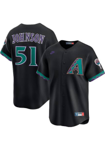 Randy Johnson Arizona Diamondbacks Nike Throwback Cooperstown Jersey - Black
