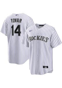 Ezequiel Tovar Colorado Rockies Mens Replica Home Jersey - White