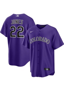 Nolan Jones Colorado Rockies Mens Replica Alt Jersey - Purple