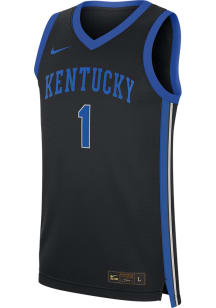 Nike Kentucky Wildcats Black Number One Alternate Replica Jersey