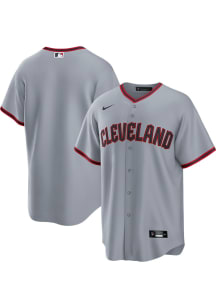 Cleveland Guardians Mens Nike Replica Blank Home Jersey - Grey