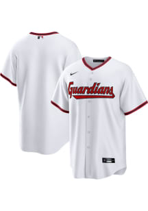 Cleveland Guardians Mens Nike Replica Blank Home Jersey - White