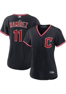 Jose Ramirez Cleveland Guardians Womens Replica Alt Jersey - Navy Blue