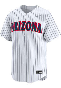 Nike Arizona Wildcats Mens White Alt Wordmark Baseball Jersey