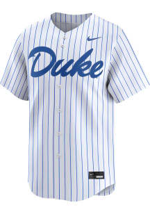 Nike Duke Blue Devils Mens White Home Baseball Jersey