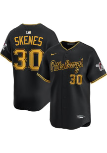 Paul Skenes Nike Pittsburgh Pirates Mens Black Alt 2 Limited Baseball Jersey