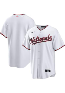 Washington Nationals Mens Nike Replica Home Blank Jersey - White